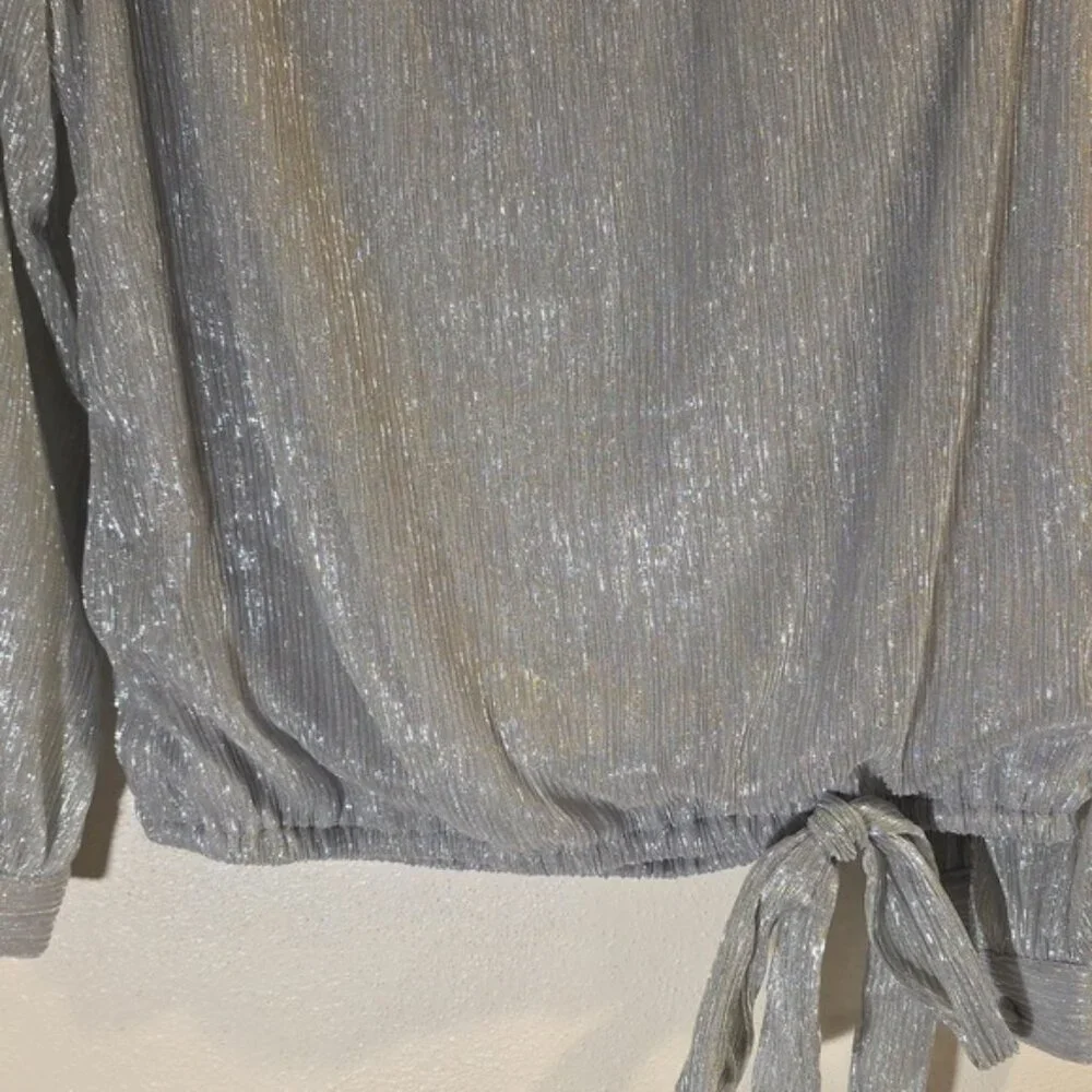 Shimmery Silver Top - Picture 3 of 6